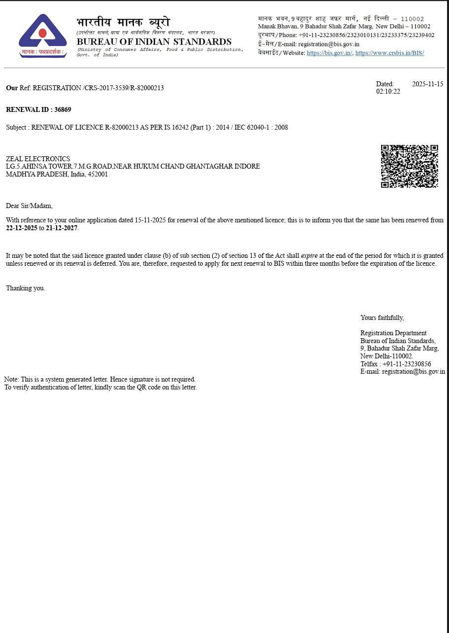 BIS: Bureau of Indian Standards