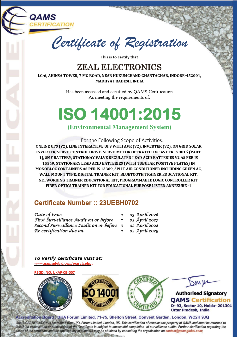 ISO 14001:2015
